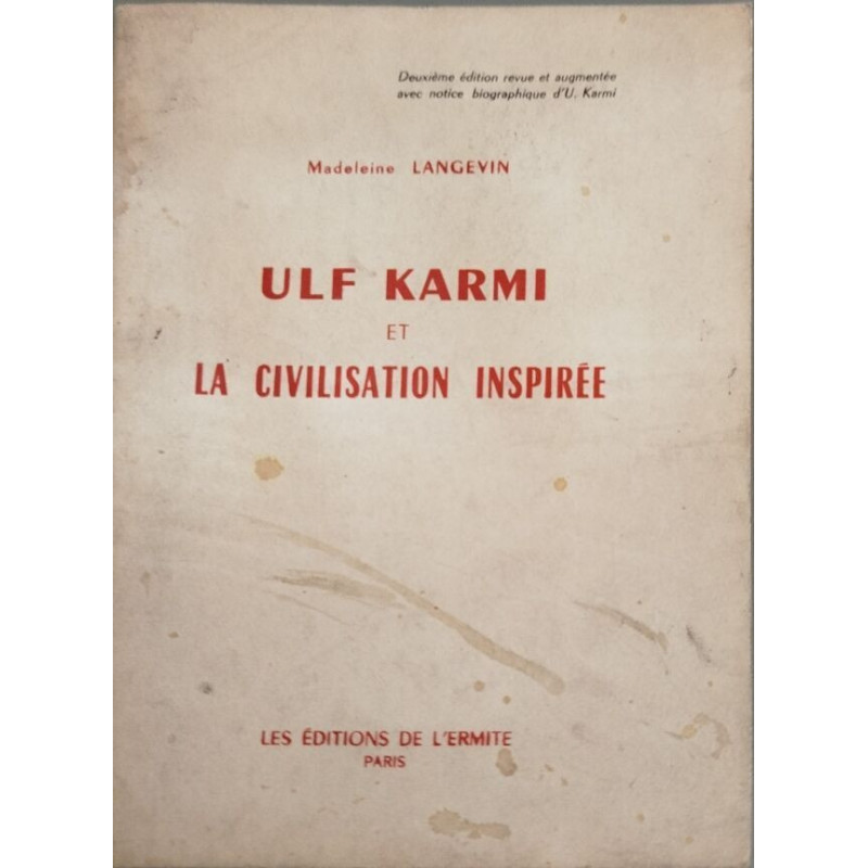 Ulf Karmi et la civilisation inspirée numéroté 10/1000