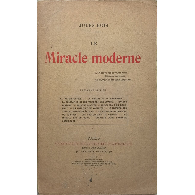 Le Miracle moderne