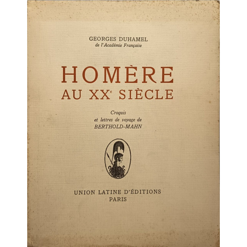 Homère au XXe siècle -EO Croquis et lettres de voyage de Berthold-Mahn