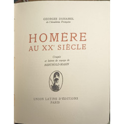 Homère au XXe siècle -EO Croquis et lettres de voyage de Berthold-Mahn