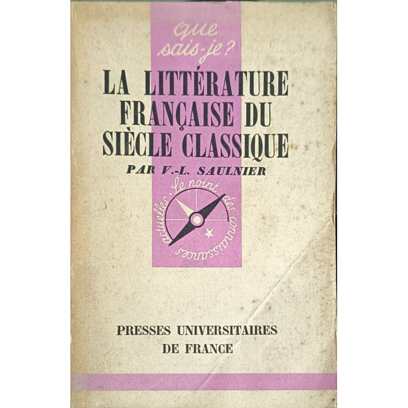 La littérature française du siècle classique