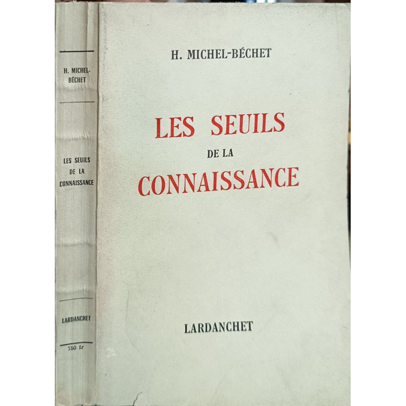 Les seuils de la connaissance EO N°13