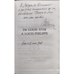 Le testament de la monarchie IV de Louis XVIII à Louis-Philippe...