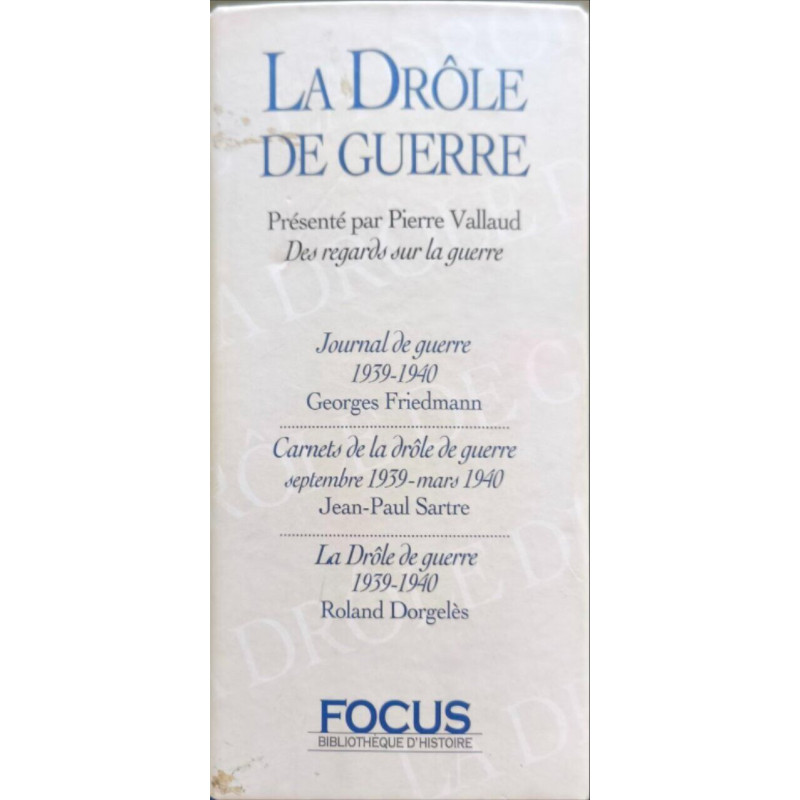 La drole de guerre 1939-1940 ( 4 volumes)