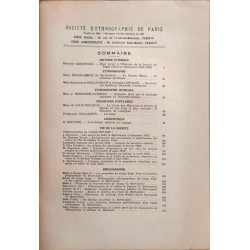 L'ethnographie n° 35-36 / bulletin semestriel