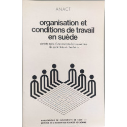 Organisation et conditions de travail en suède