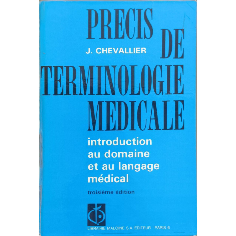 Précis de terminologie médicale