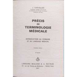 Précis de terminologie médicale
