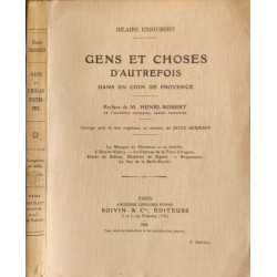 Gens et choses d'autrefois dans un coin de Provence - dédicacé par...