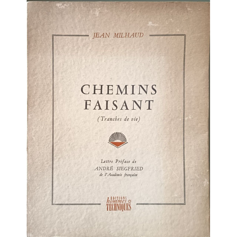 Chemins faisant (Tranches de vie) exemplaire sur papier Alpha...