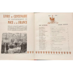 Livre du centenaire du rattachement de Nice à la France