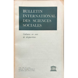 Bulletin international des sciences sociales VOL 9 numéro 3