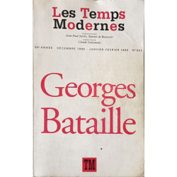 Les temps modernes Georges Bataille N° 602