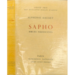 Sapho : mœurs parisiennes numéroté sur vélin - burin original de...