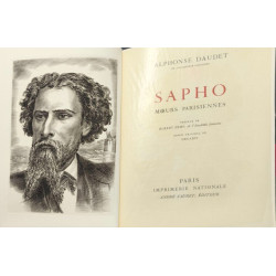 Sapho : mœurs parisiennes numéroté sur vélin - burin original de...