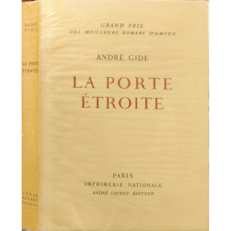La porte etroite-numéroté - preface de jean paulhan-eau-forte...