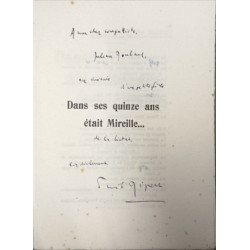 Dans ses quinze ans était Mireille... dédicacé par l'auteur