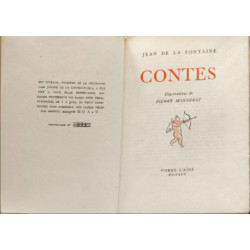Contes - illustrations de Monnerat - numéroté