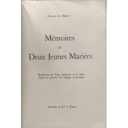 Mémoires de deux jeunes mariées - illustrations tony johannot et...