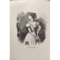 Mémoires de deux jeunes mariées - illustrations tony johannot et...