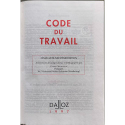 CODE DU TRAVAIL 1997