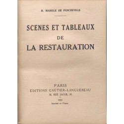 Scènes et tableaux de la Restauration