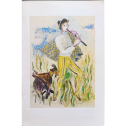 Le chien sirène - numéroté et dédicacé - illustrations de simone...