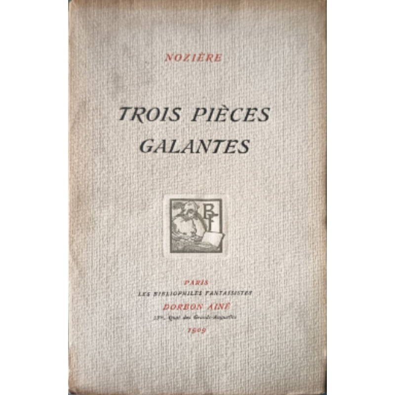 Trois pièces galantes