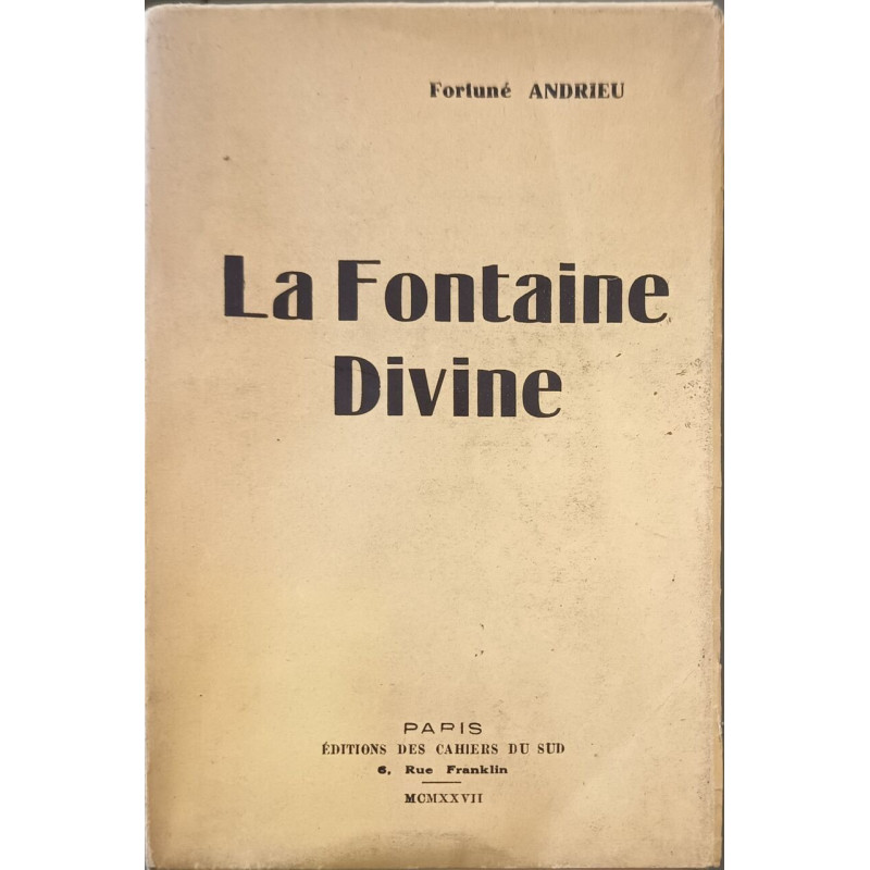La Fontaine Divine exemplaire sur Japon numéroté 9