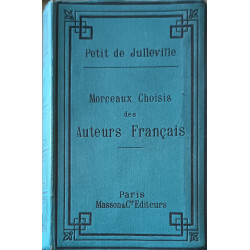 Morceaux choisis des auteurs francais poetes et prosateurs:...
