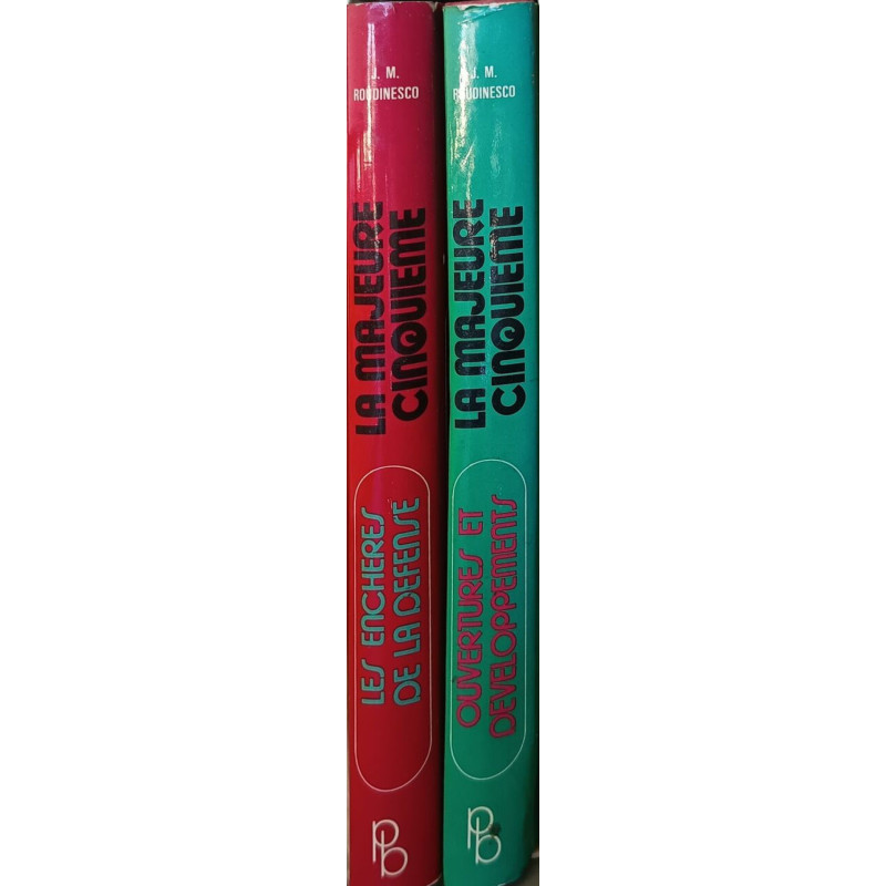 L'intelligence du bridge la Majeure Cinquième Tome 1 et 2