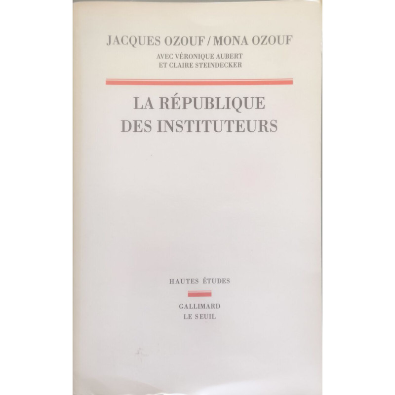 La République des instituteurs