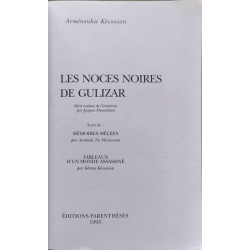 Les noces noires de Gulizar: Récit