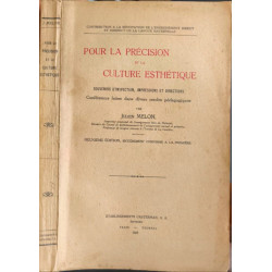 Pour la précision et la culture esthétique