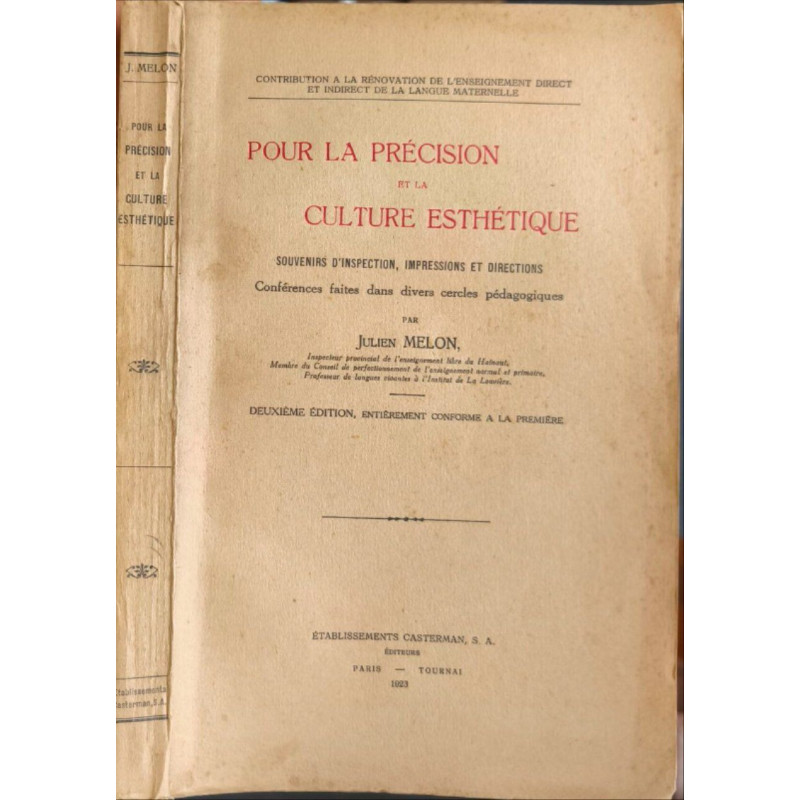 Pour la précision et la culture esthétique