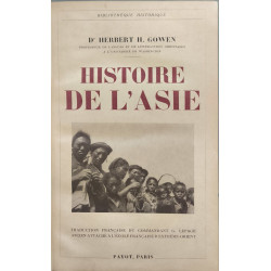 Histoire de l asie par herbert gowen /6 cartes