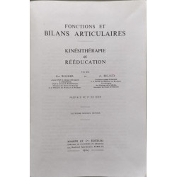 Fonctions et bilans articulaires