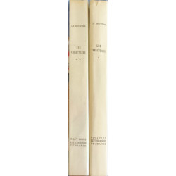Les Caractères - numéroté - 2 tomes ( illustrations de maurice van...