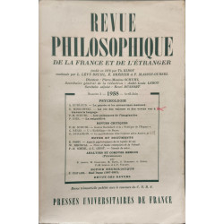 Revue philosophique de la France et de l'étranger N°2