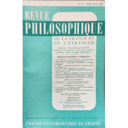 Revue philosophique de la France et de l'étranger