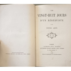 Les vingt-huit jours d'un réserviste