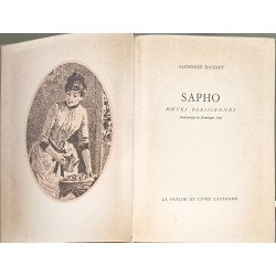 Sapho moeurs parisiennes