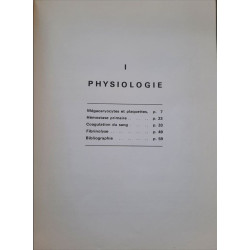 L'hémostase - physiologie exploration fonctionnelle