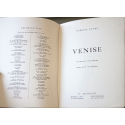 Venise ouvrage orné de 167 héliogravures