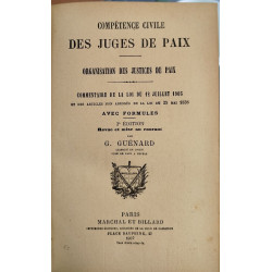 Compétence civile des juges de paix