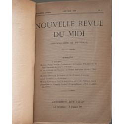 Nouvelle Revue du Midi n°1 (bas-languedoc et provence)