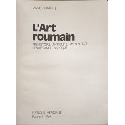 L'Art roumain ( tome 1)