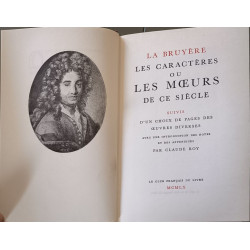 Les caracteres ou les moeurs de ce siecle suivis d'un choix de...