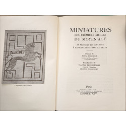 Miniatures des premiers siècles du Moyen-Age ( 21 planches...