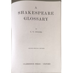 A Shakespeare Glossary